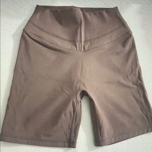 Women's Athletic Shorts in Brown